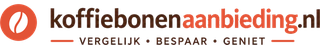 koffiebonen aanbieding logo