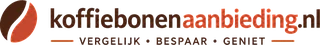 koffiebonen aanbieding logo